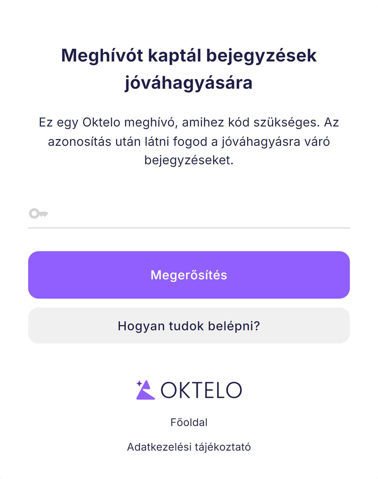 Oktelo bejegyzes jovahagyas meghivo